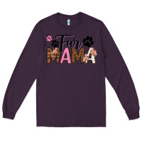 Plum fur mama Long Sleeve Tee - texasbilliewilder