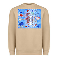 Mushroom healthcare hero Heavyweight Sweatshirt - TumblerDesignByShophia