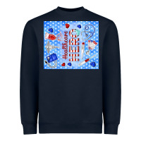 Navy healthcare hero Heavyweight Sweatshirt - TumblerDesignByShophia