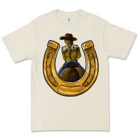 Bone horseshoe and cowgirl Premium Tee - JahusDesignShop