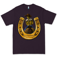 Plum horseshoe and cowgirl Premium Tee - JahusDesignShop