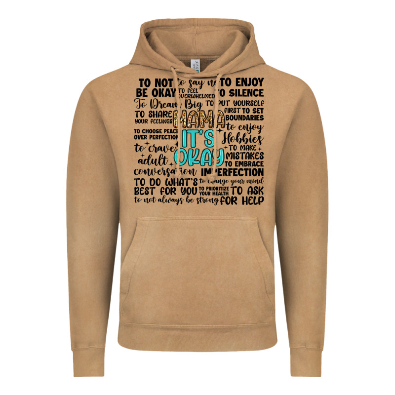 Mama It S Okay Vintage Hoodie by Artiststas | Teevron