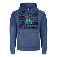 Vintage Denim mama it s okay Vintage Hoodie - Artiststas