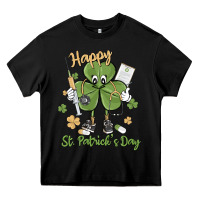Black happy st. patrick's day Heavy Core Tee - MaliasSmallBusiness