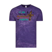 Cloud Purple he has taken my brokenness and turned it into my p Vintage Tee - Artiststas