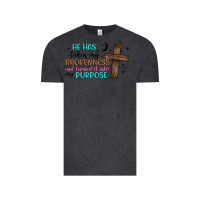 Vintage Black he has taken my brokenness and turned it into my p Vintage Tee - Artiststas