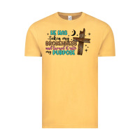 Vintage Mustard he has taken my brokenness and turned it into my p Vintage Tee - Artiststas