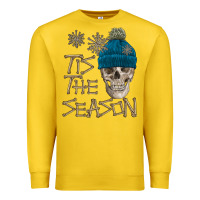 Lemon skull tis the season winter Premium Sweatshirt - FaDigitalArtStudio