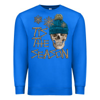 True Royal skull tis the season winter Premium Sweatshirt - FaDigitalArtStudio