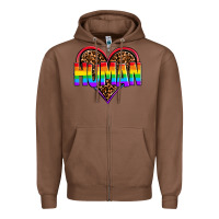 Chestnut lgbt pride human Zipper Hoodie - OliviaCreatesArt