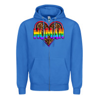 True Royal lgbt pride human Zipper Hoodie - OliviaCreatesArt
