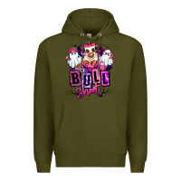 Army Green Bull sheet Halloween ghost Heifer Premium Hoodie - RanaPortraitStore
