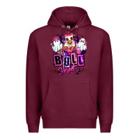 Burgundy Bull sheet Halloween ghost Heifer Premium Hoodie - RanaPortraitStore