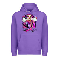 Purple Bull sheet Halloween ghost Heifer Premium Hoodie - RanaPortraitStore
