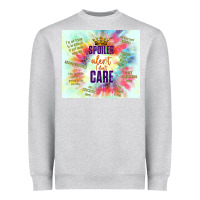 Heather Grey spoiler alert i don't care Heavyweight Sweatshirt - TumblerDesignByShophia