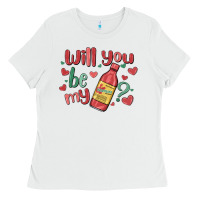 Will You Be My Ladies Tee | Teevron