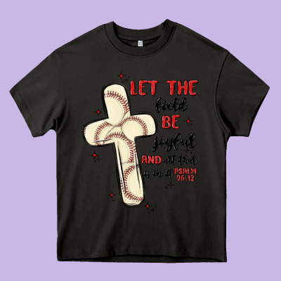 Baseball Heavy Core Tee Designed By Maliassmallbusiness