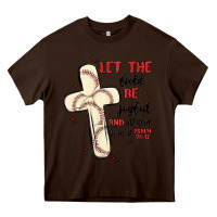 Chocolate Brown baseball Heavy Core Tee - MaliasSmallBusiness