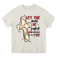 Cream baseball Heavy Core Tee - MaliasSmallBusiness
