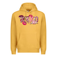 Mustard Valentine's Day pig xoxo Premium Hoodie - FaDigitalArtStudio