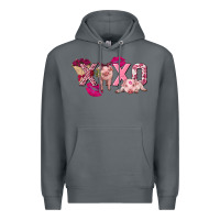 Rock Valentine's Day pig xoxo Premium Hoodie - FaDigitalArtStudio