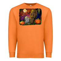Carrot headstone and coffin background Premium Sweatshirt - BundleAndBundleShop