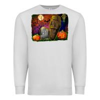 Dove Grey headstone and coffin background Premium Sweatshirt - BundleAndBundleShop