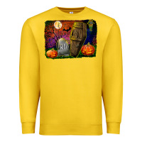 Lemon headstone and coffin background Premium Sweatshirt - BundleAndBundleShop