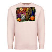 Pale Pink headstone and coffin background Premium Sweatshirt - BundleAndBundleShop