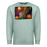 Seafoam headstone and coffin background Premium Sweatshirt - BundleAndBundleShop