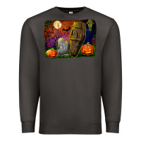 Smoke headstone and coffin background Premium Sweatshirt - BundleAndBundleShop