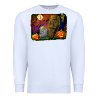 White headstone and coffin background Premium Sweatshirt - BundleAndBundleShop