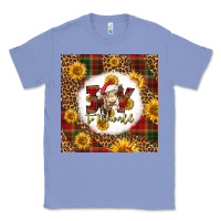 Colony Blue joy to the world christmas cow Classic Tee - LillyAllenDesigns