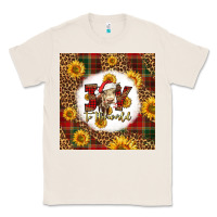 Natural joy to the world christmas cow Classic Tee - LillyAllenDesigns