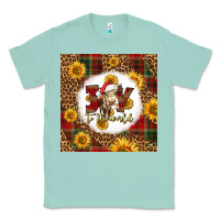 Seafoam joy to the world christmas cow Classic Tee - LillyAllenDesigns