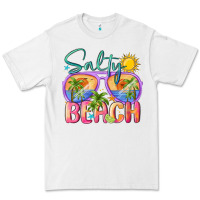 White salty beach Premium Tee - MaliasSmallBusiness