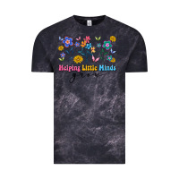 Cloud Black helping little minds grow Vintage Tee - Artiststas