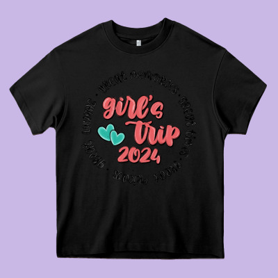 Girls Trip Heavy Core Tee Designed By Maliassmallbusiness