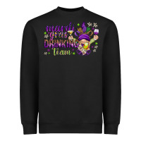Mardi Gras Drinking Team With Gnome Heavyweight Sweatshirt | Teevron