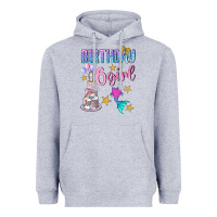 Heather Grey birthday girl 6 Heavyweight Hoodie - BundleAndBundleShop