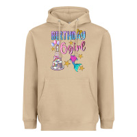 Mushroom birthday girl 6 Heavyweight Hoodie - BundleAndBundleShop