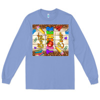 Colony Blue best teacher ever Long Sleeve Tee - NancyCooperArtShop