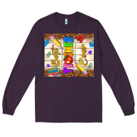 Plum best teacher ever Long Sleeve Tee - NancyCooperArtShop