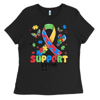 Support Squad Autism Ladies Tee | Teevron