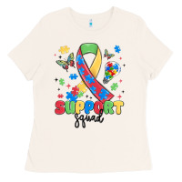 Bone support squad autism Ladies Tee - MaliasSmallBusiness