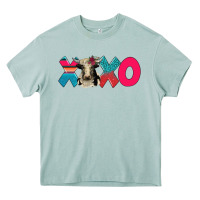 Arona xoxo holstein cow Heavy Core Tee - AdoDesignShop