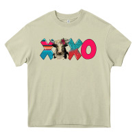Mossy xoxo holstein cow Heavy Core Tee - AdoDesignShop