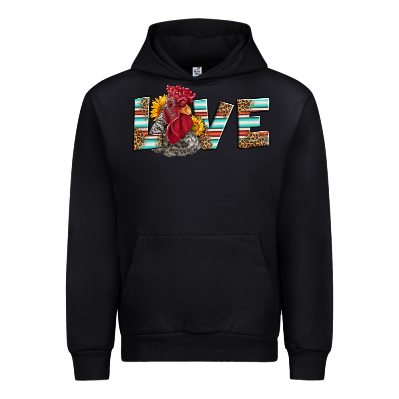 Love Rooster Head Urban Hoodie by LillyAllenDesigns | Teevron