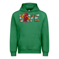 Emerald love rooster head Urban Hoodie - LillyAllenDesigns