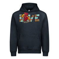 Navy love rooster head Urban Hoodie - LillyAllenDesigns